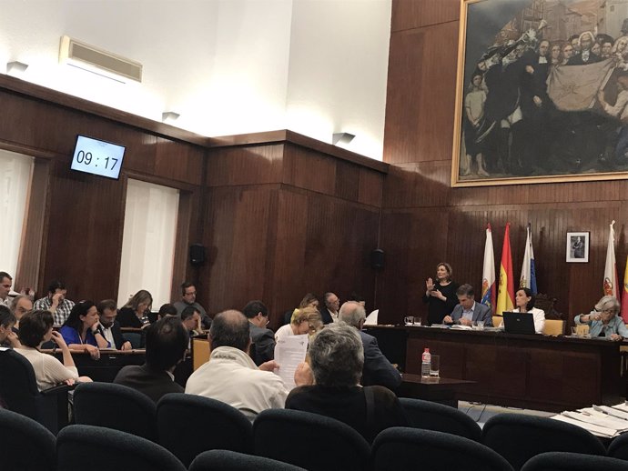 Pleno del Ayuntamiento de Santander