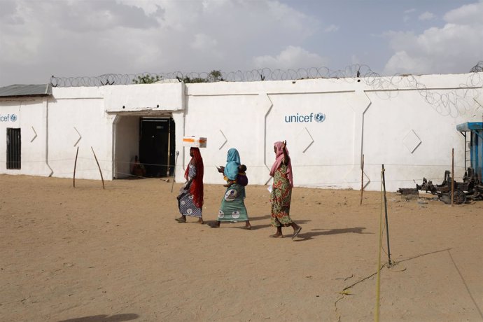 Campamento de desplazados en Banki (Nigeria)