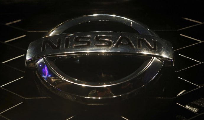 El logo de la firma Nissan 