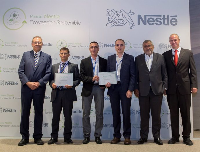 Nestlé galardona a sus proveedores Conesa y Aptar Torelló por sus iniciativas en