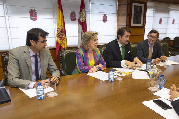 Suárez-Quiñones y Salgueiro, durante la reunión. 