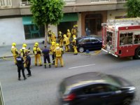 Los bomberos sofocan un incendio en un restaurante de Palma