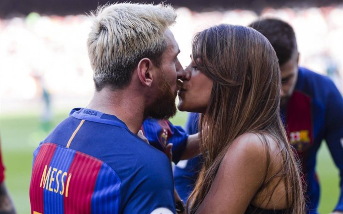 Leo Messi y Antonella Roccuzzo