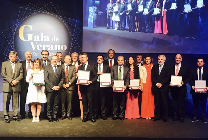 Leal en la entrega de premios