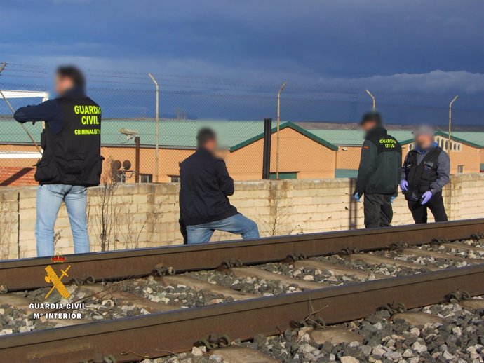 Guardia Civil en el lugar de los hechos