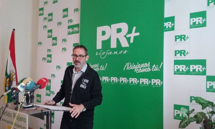 El presidente del PR+, Rubén Antoñanzas