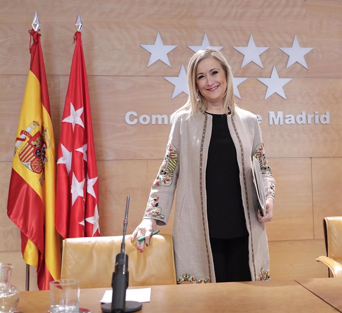 Cifuentes Preside La Reunión Del Consejo De Gobierno 
La Presidenta De La Comuni