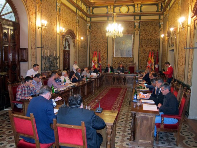 Pleno en la Diputación de Salamanca.                 