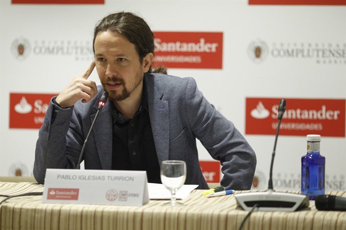 Pablo Iglesias participa en els cursos d'estiu de l'Escorial