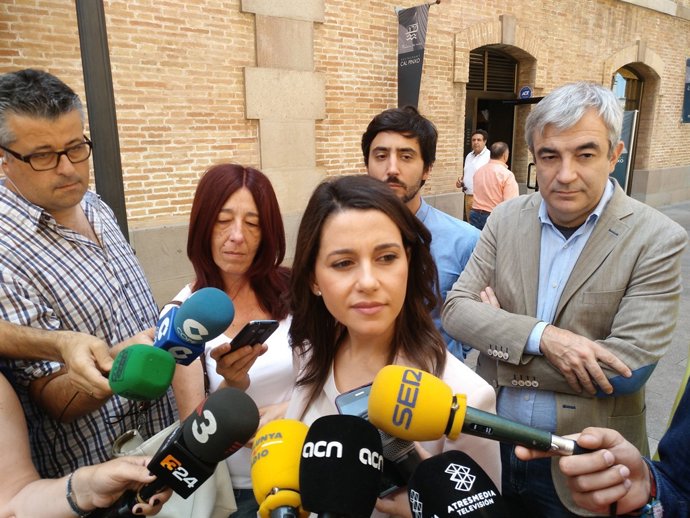 La líder de Cs a Catalunya,  Inés Arrimadas