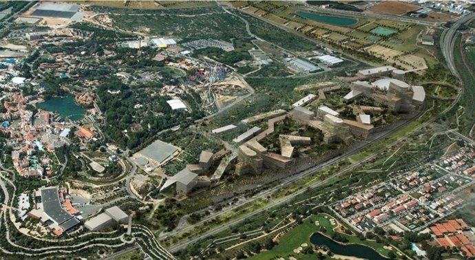 Projecció virtual del futur Centre Recreatiu i Turístic de Vila-seca i Salou