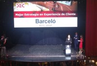 Barceló Hotel Group obtiene el premio a la 'Mejor estrategia de experiencia de cliente' de DEC