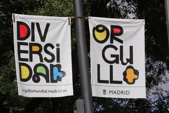 Carteles en Madrid por el World Pride, Orgullo Mundial