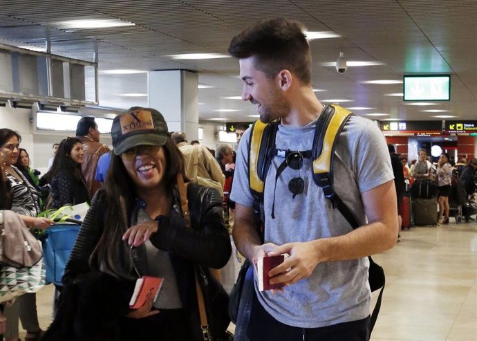 Chabelita y Alejandro, la viva imagen de la felicidad./ Europa Press