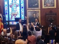 Noguera toma posesión de la alcaldía de Palma y opta por "frenar la turistización" 