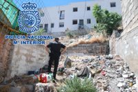 La Policía Nacional detiene a dos hombres por tirotear una vivienda en Jaén capital