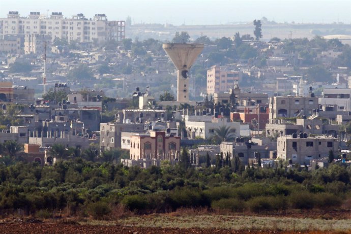 Torre de agua en Gaza