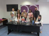 Pablo Fernández presenta la nueva ejecutiva de Podemos CyL