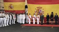 Beitia amadrina la entrega de Bandera de Combate al 'Castilla'