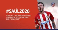 Saúl renueva con el Atlético hasta 2026