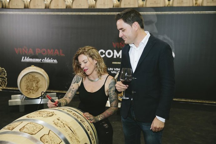 Tatuaje de barricas en Haro de Viña Pomal