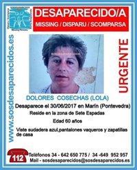 La mujer desaparecida en Marín "llevaba unos días mal" y estuvo internada por depresión