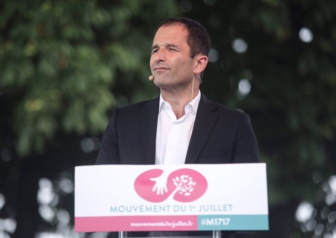 El líder del Moviment del Primer de Julio, Benoît Hamon
