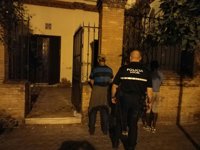 Detenidas tres personas por un robo frustrado de una casa palacio de Sevilla