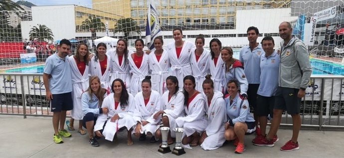 La selección española femenina de waterpolo