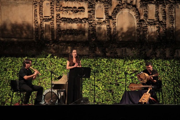 Actuación de las Noches en los Jardines del Real Alcázar de Sevilla
