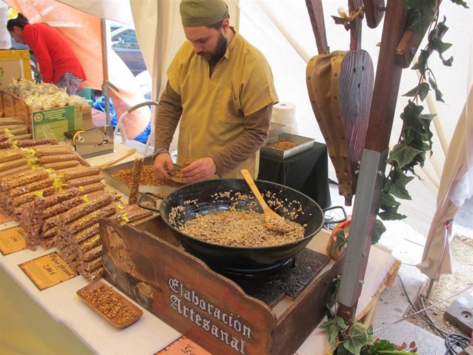 Artesano en un mercado