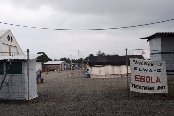 Centro de tratamiento contra el ébola en Liberia