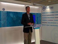 Albiol (PP) cree que a Baiget "se le ha escapado" lo que piensa el Govern sobre el referéndum