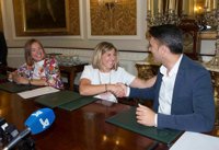 Diputación y Jóvenes Empresarios firman un acuerdo para contactar a emprendedores con las empresas