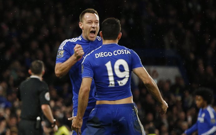 Diego Costa y John Terry