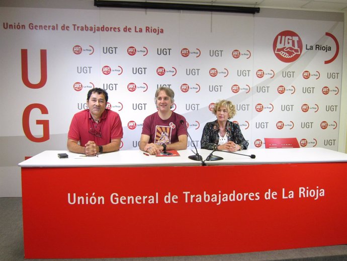 Domínguez, Gurrea y Romero de FSP-UGT                  