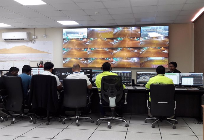 Centro de control del tunel de Chenani (India) con la tecnología de Indra