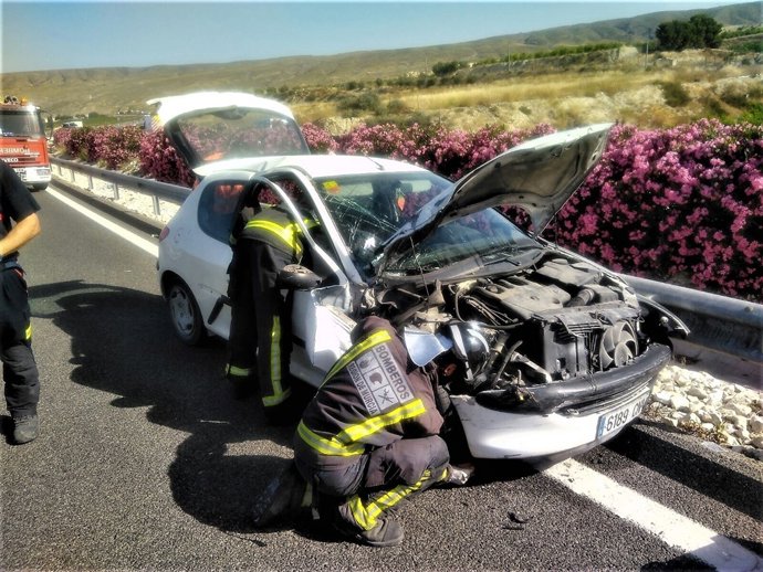 Accidente de tráfico en A-30 a la altura de Cieza
