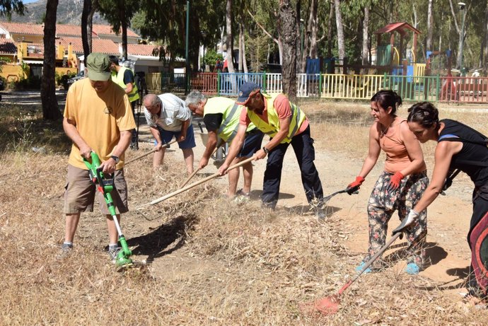 Psoe desbroce churriana bomberos ecologistas málaga