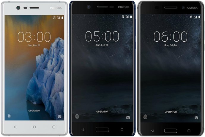 Nokia 3 5 6 smartphones tecnología teléfonos móviles