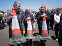 Clavijo garantiza "prioridad absoluta" para la segunda fase de la carretera de La Aldea (Gran Canaria)