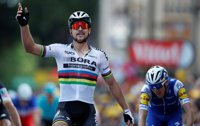 Sagan gana en el muro de Longwy y Thomas sigue líder del Tour