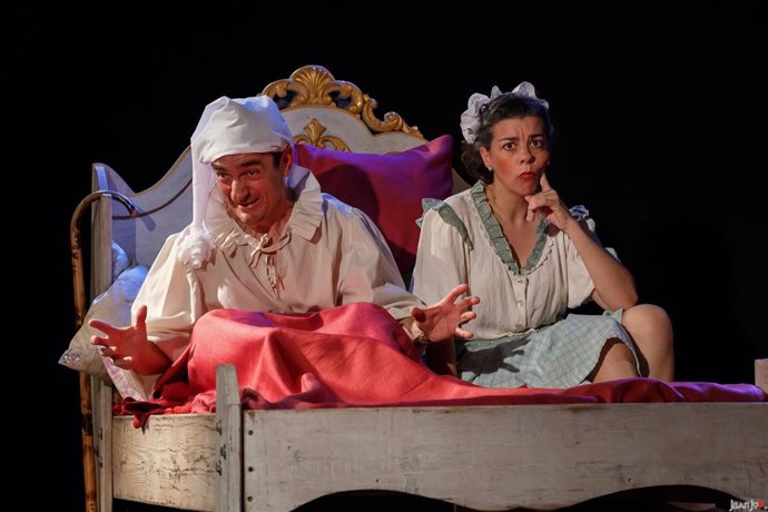 Representación de la obra "El enfermo imaginario" de Moliere