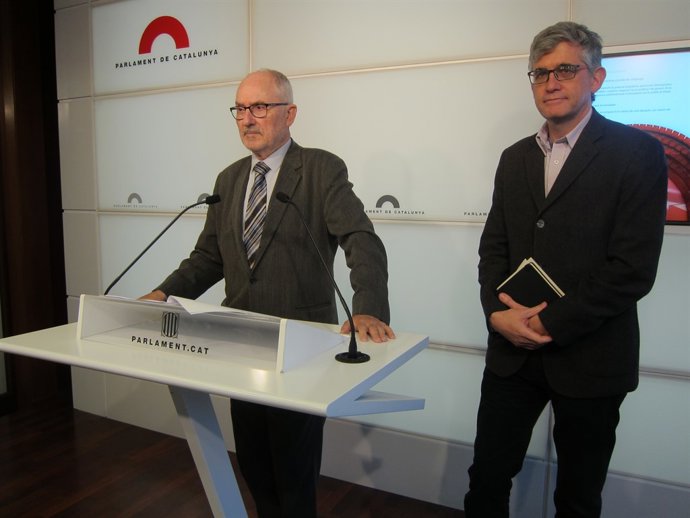 El Síndic de Greuges R.Ribó i el seu adjunt J.Saura en una foto d'arxiu
