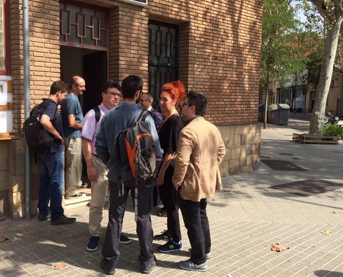 Reunió de diputats de SíQuEsPot sobre els seus canvis d'estructura