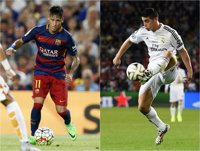 Neymar y James Rodríguez, entre los 10 deportistas menores de 26 años mejor pagados