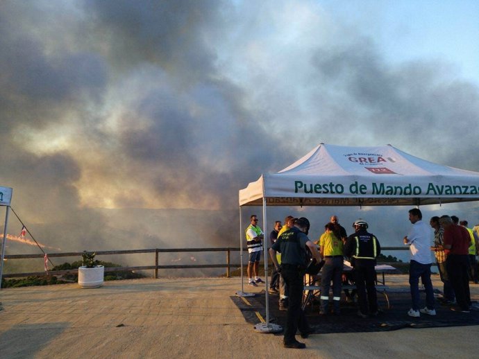 Np Actualización Desalojados Incendio Forestal Minas De Riotinto