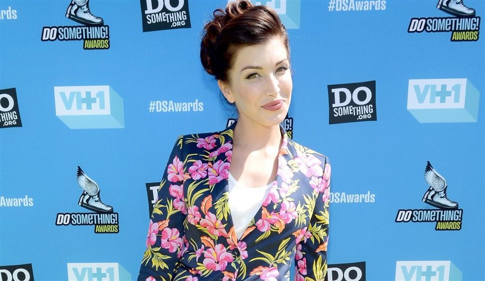 Stevie Ryan en un photocall 