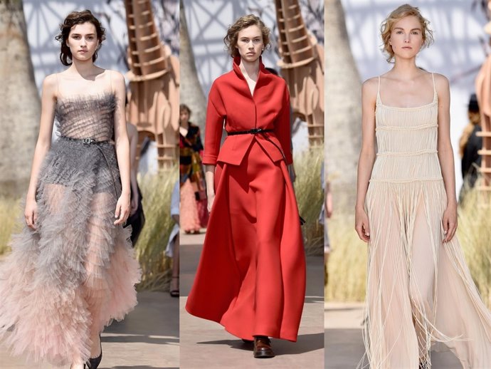 Desfile de Dior Alta Costura en París 