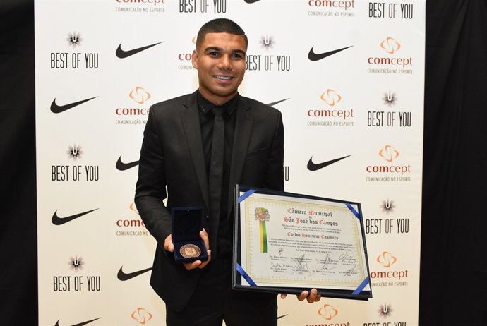 Casemiro en el seu homenatge al Brasil